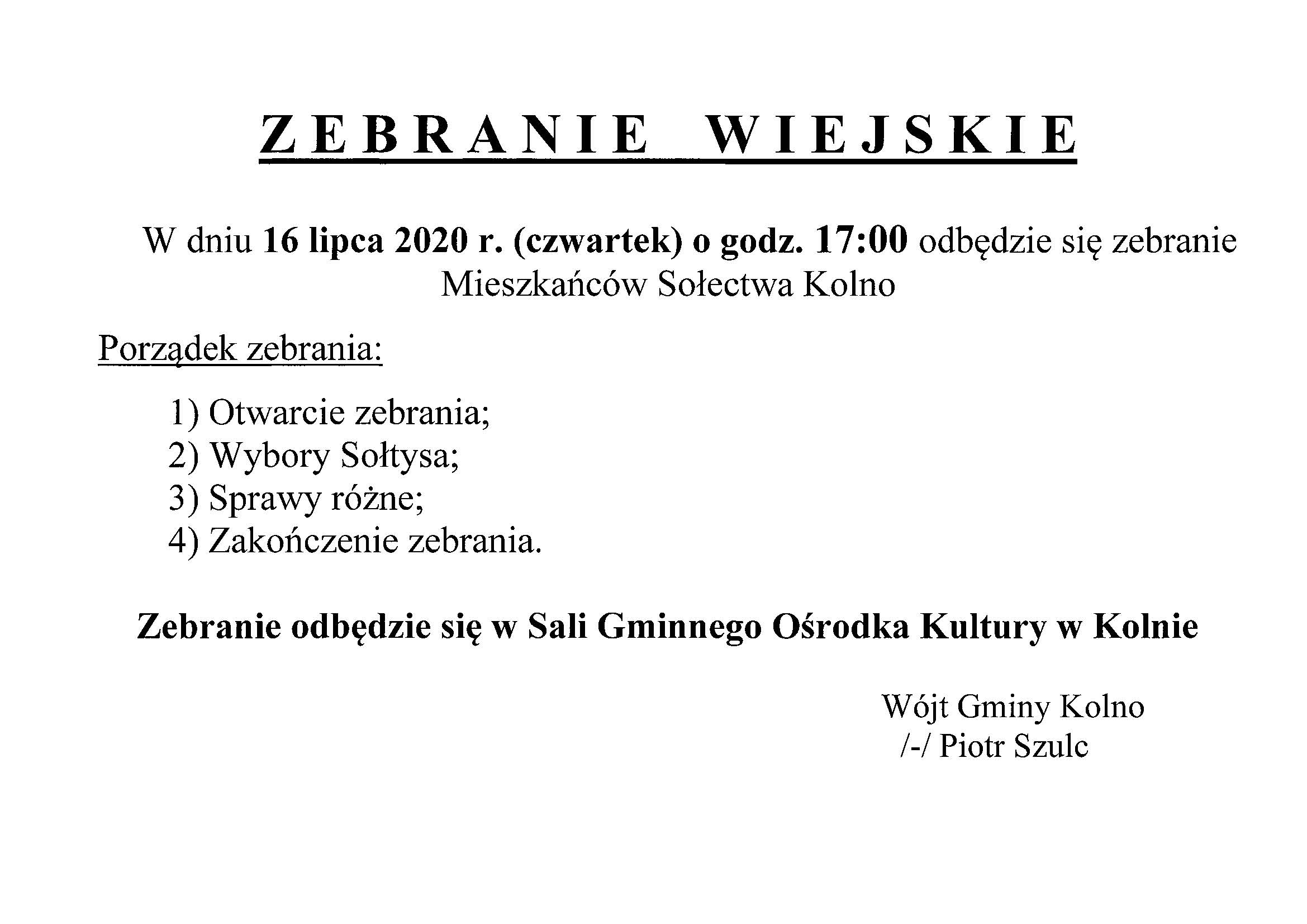 ZEBRANIE