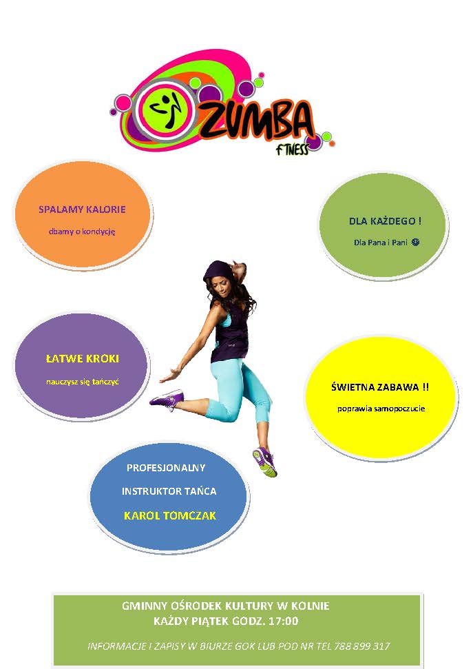 ZUMBA PLAKAT I LISTA OSÓB